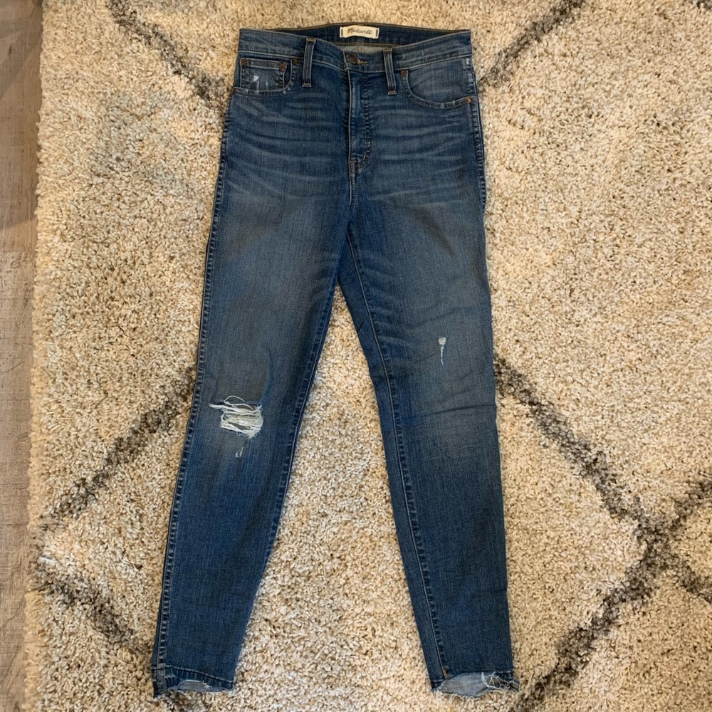 Madewell Step Hem High Waist Skinny Jeans